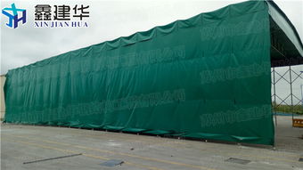 工廠大型推拉倉庫雨棚 廠家直銷的移動(dòng)伸縮篷與紡織品遮篷解決方案