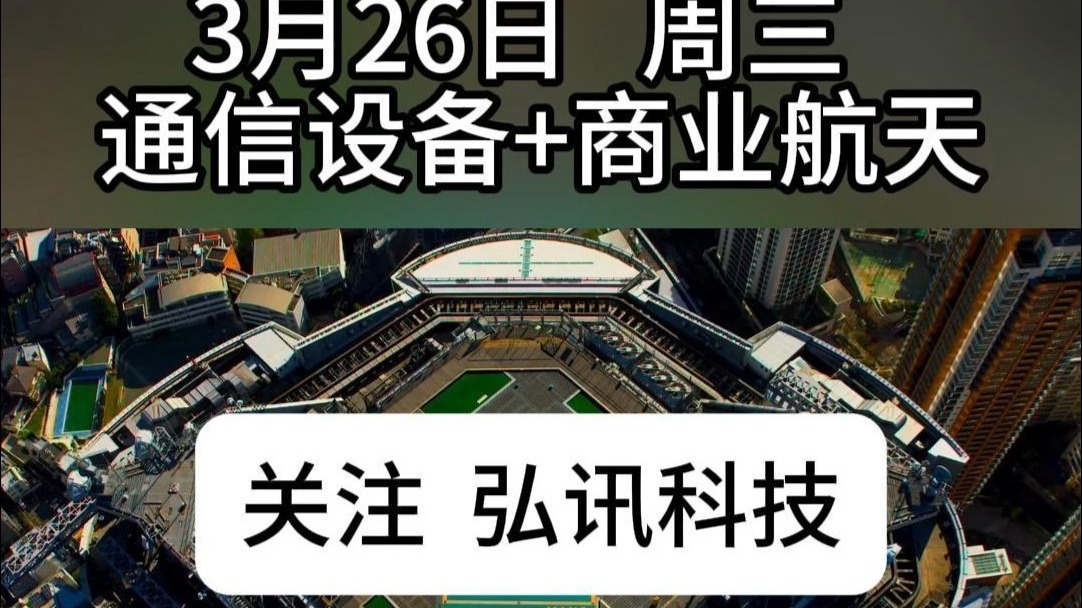 航天通訊風(fēng)起云涌，周三國改通信設(shè)備板塊領(lǐng)漲
